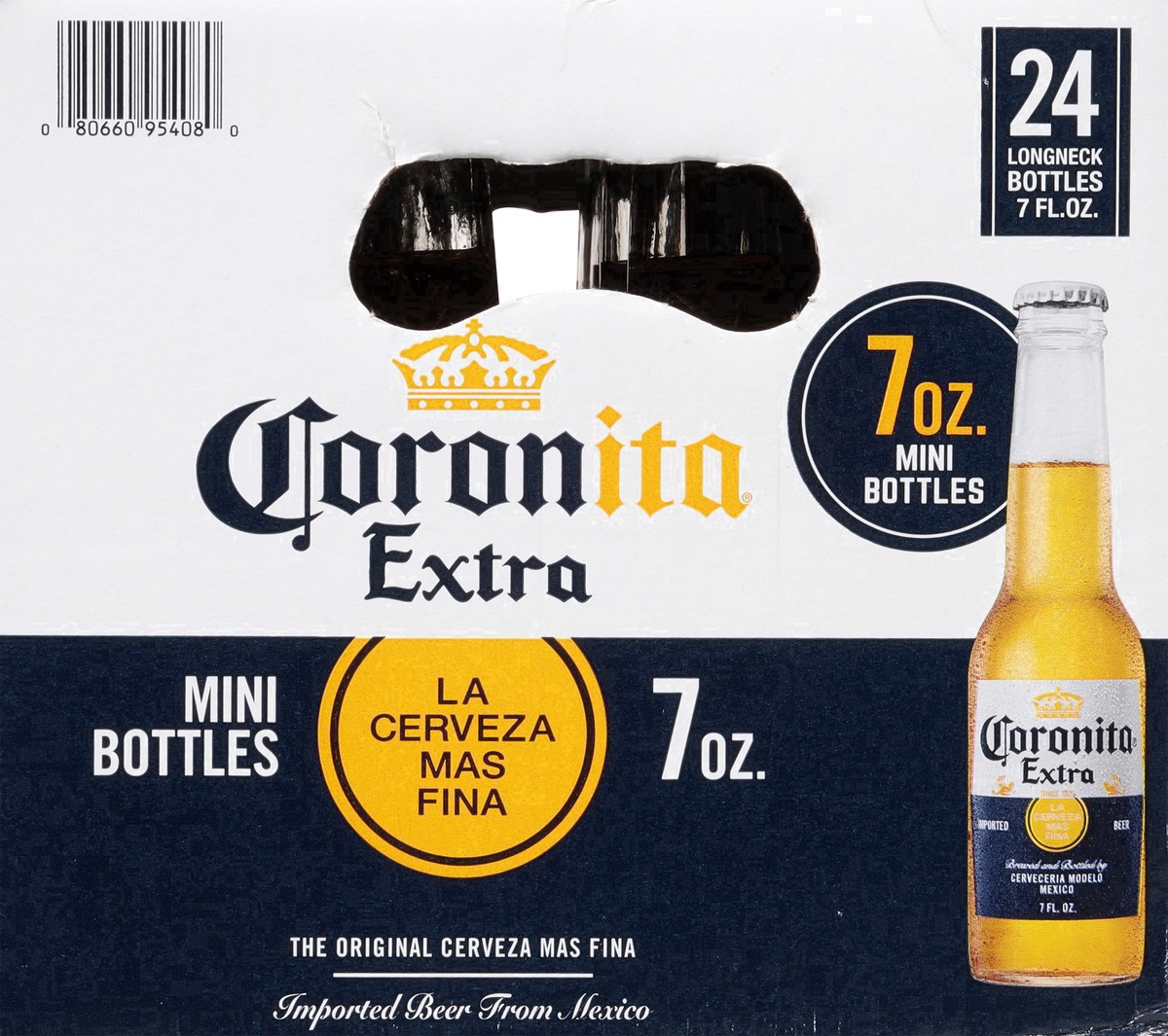 slide 39 of 50, Corona Crown Imports Corona Extra Coronita Extra Beer 24 Pack, 168 fl oz