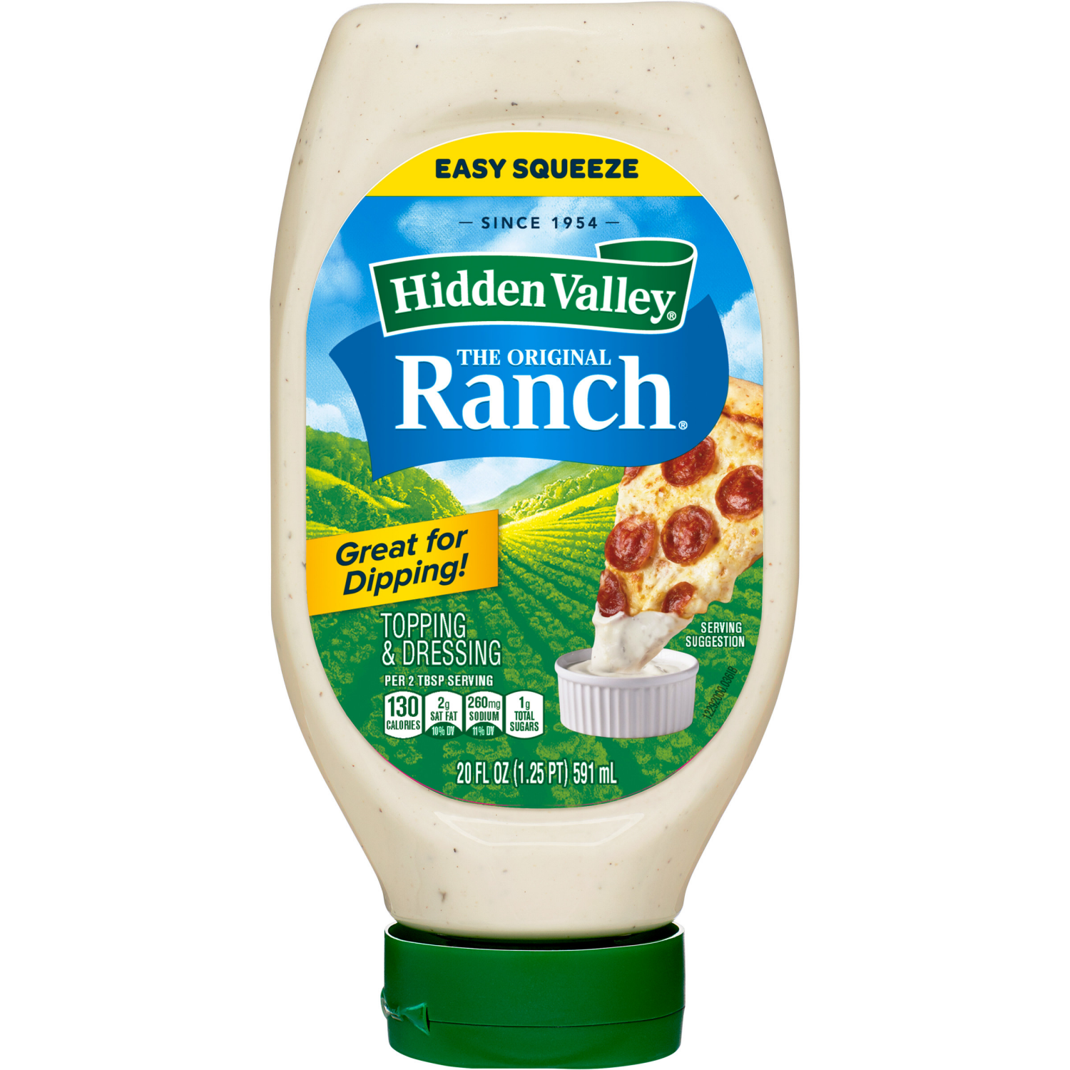 slide 6 of 8, Hidden Valley Easy Squeeze Original Ranch Salad Dressing & Topping, 20 oz