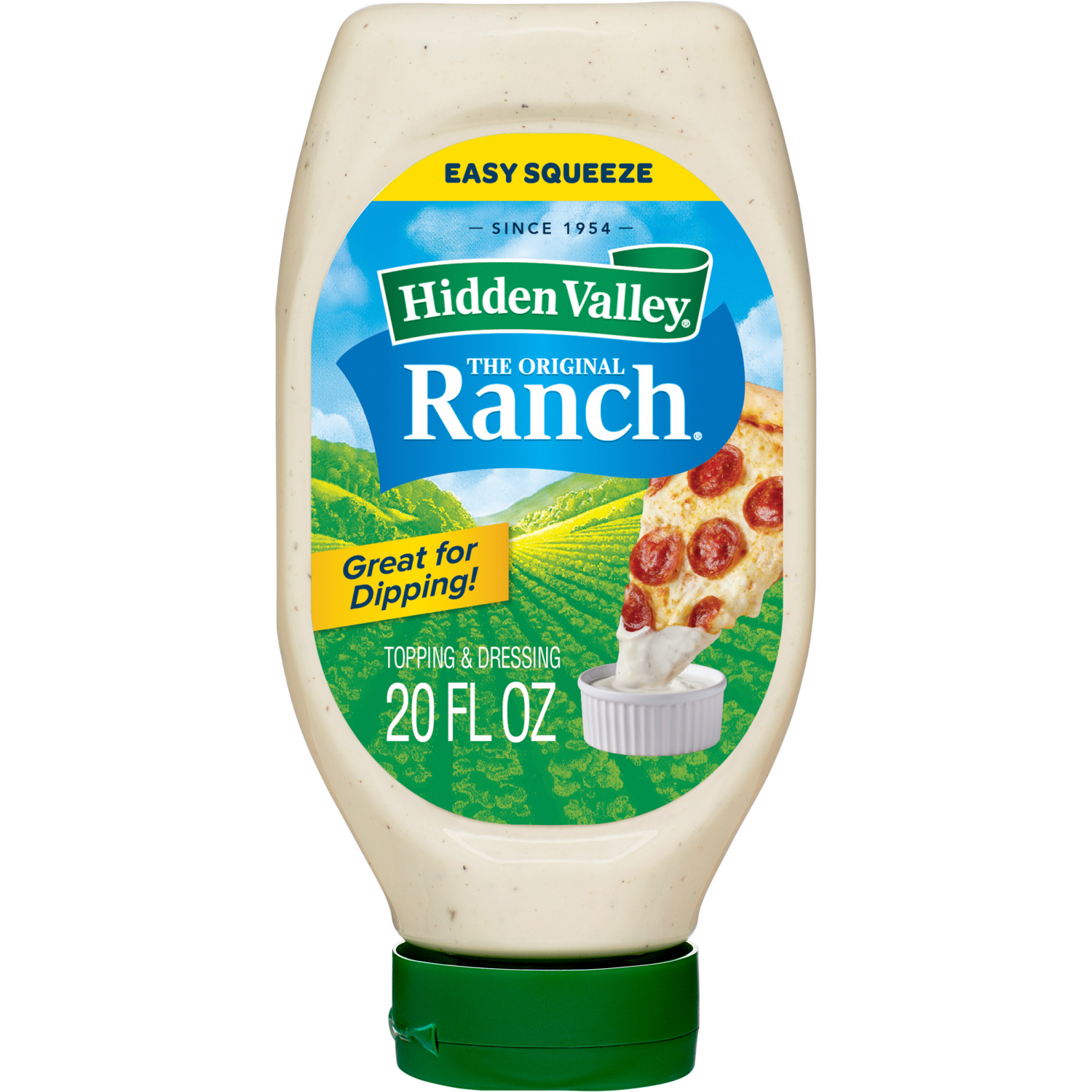 slide 1 of 8, Hidden Valley Easy Squeeze Original Ranch Salad Dressing & Topping, 20 oz
