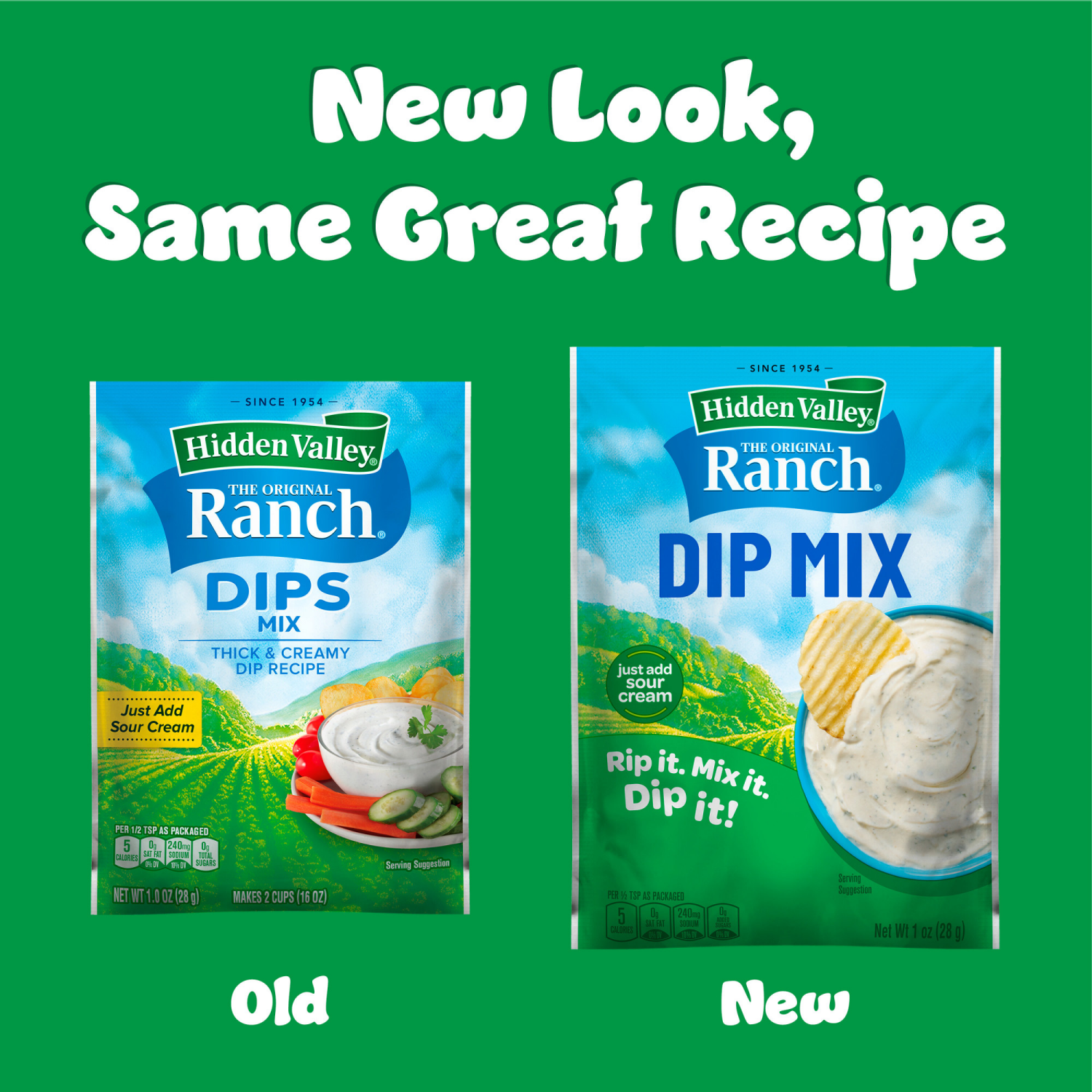 slide 7 of 8, Hidden Valley Original Ranch Dips Mix Packet, 1 oz