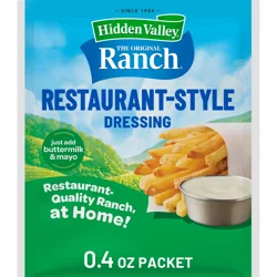 Hidden Valley Buttermilk Ranch Salad Dressing & Seasoning Mix Packet