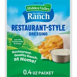 Hidden Valley Buttermilk Ranch Salad Dressing & Seasoning Mix Packet