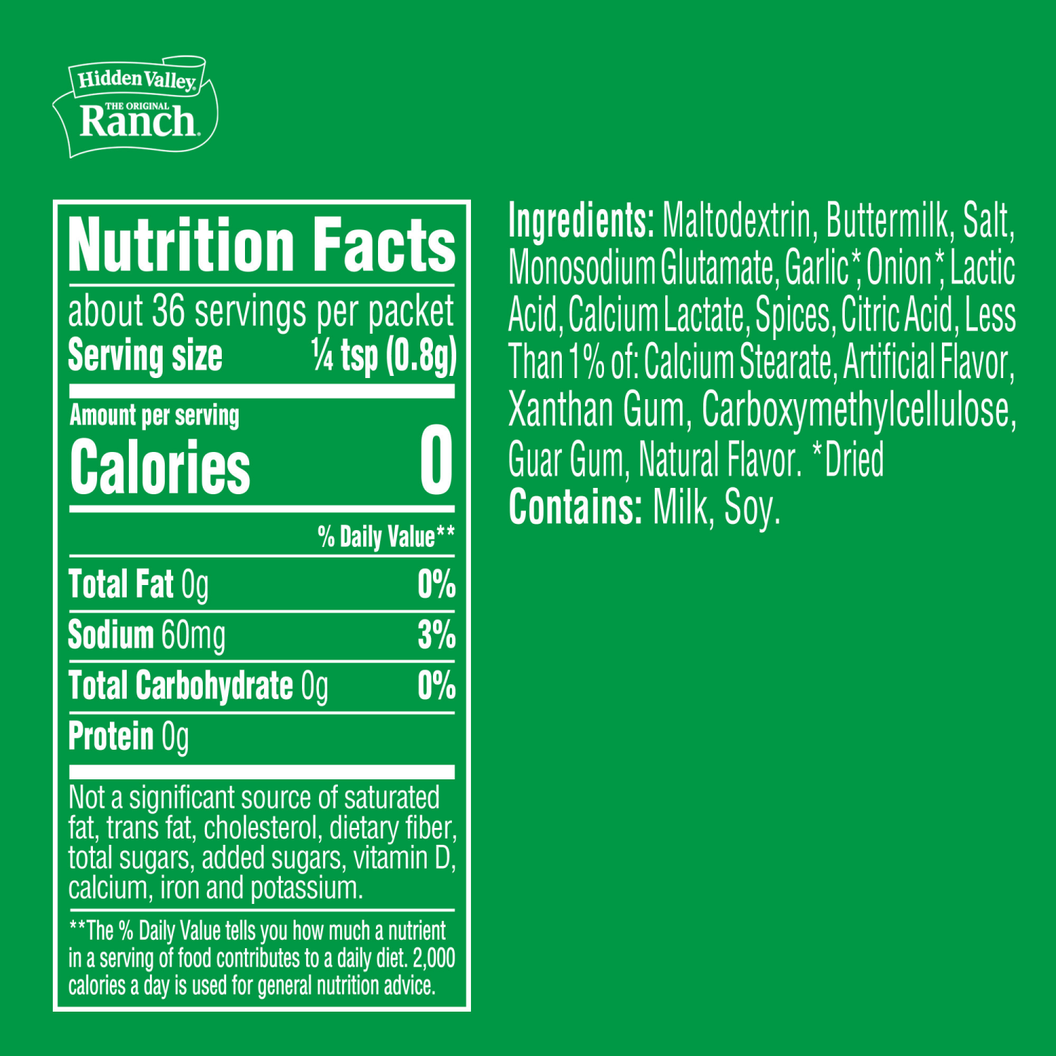 slide 4 of 8, Hidden Valley Original Ranch Seasoning, Dressing and Recipe Mix, 1 Ounce, 1 oz