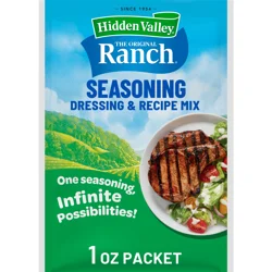 Hidden Valley Original Ranch Seasoning, Dressing and Recipe Mix, 1 Ounce