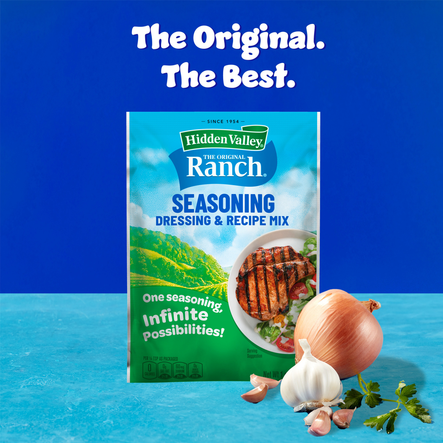 slide 8 of 8, Hidden Valley Original Ranch Salad Dressing & Seasoning Mix Packets, 2 ct