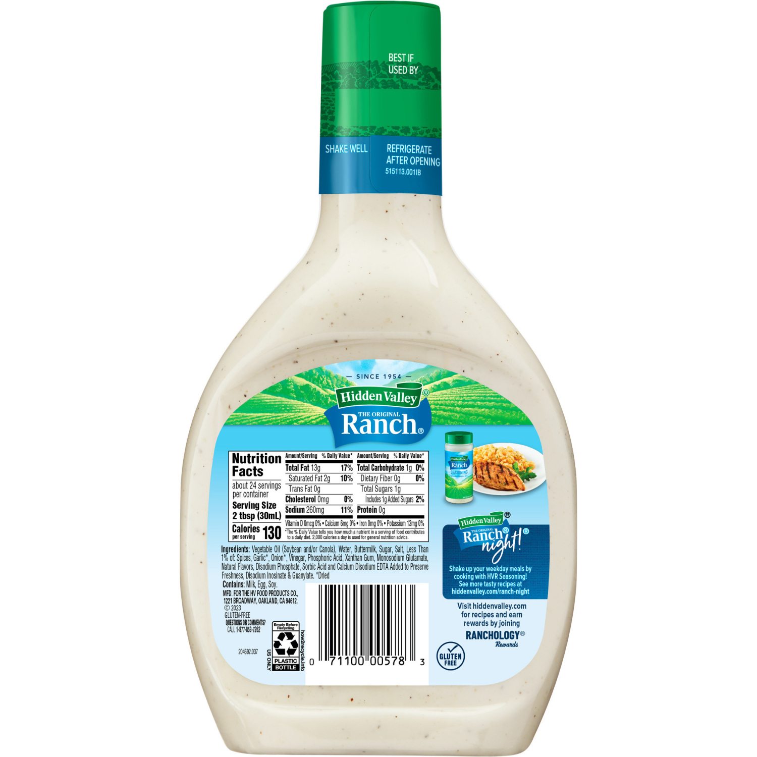 slide 2 of 8, Hidden Valley Original Ranch Salad Dressing & Topping, 24 fl oz