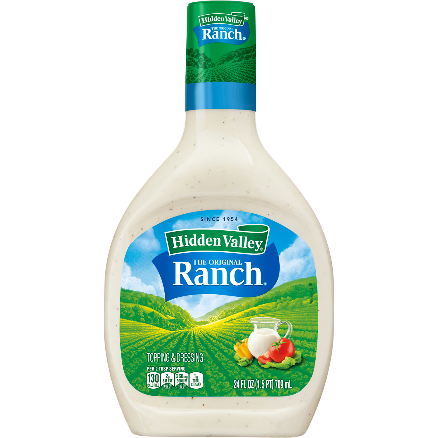 slide 6 of 8, Hidden Valley Original Ranch Salad Dressing & Topping, 24 fl oz