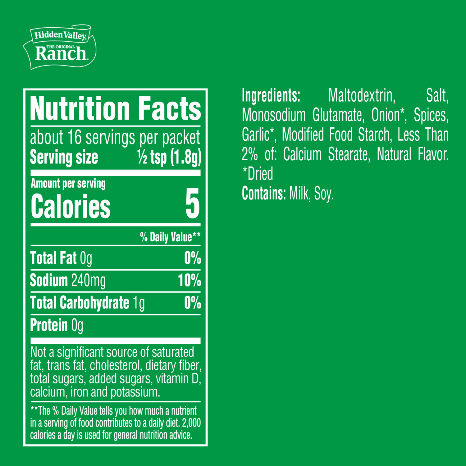 slide 8 of 8, Hidden Valley Original Ranch Dips Mix Packets, 4 ct