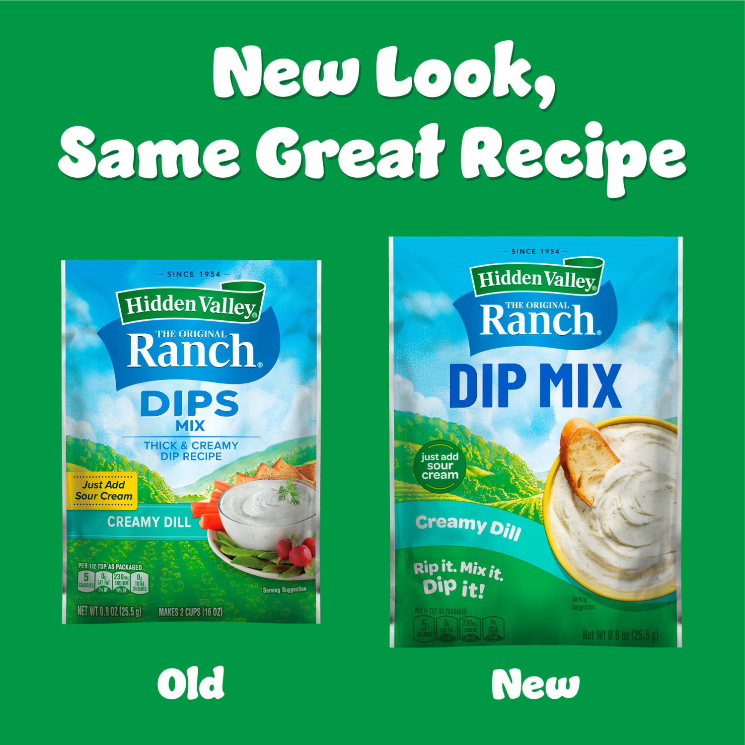 slide 7 of 8, Hidden Valley The Original Ranch Thick & Creamy Creamy Dill Dips Mix 0.9 oz, 0.9 oz