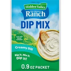 Hidden Valley The Original Ranch Thick & Creamy Creamy Dill Dips Mix 0.9 oz