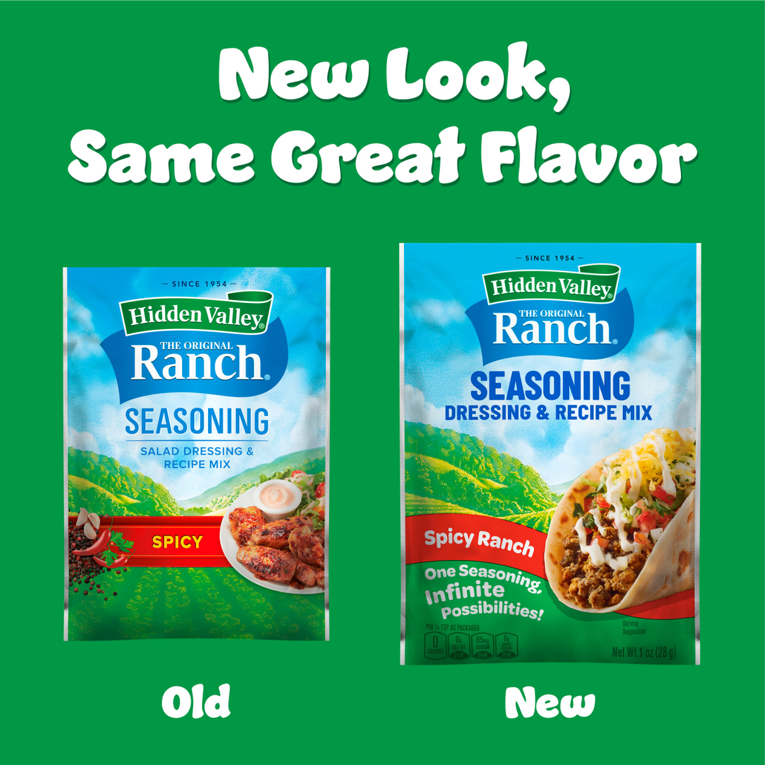 slide 7 of 8, Hidden Valley The Original Ranch Seasoning Spicy Salad Dressing & Recipe Mix 1 oz, 1 oz