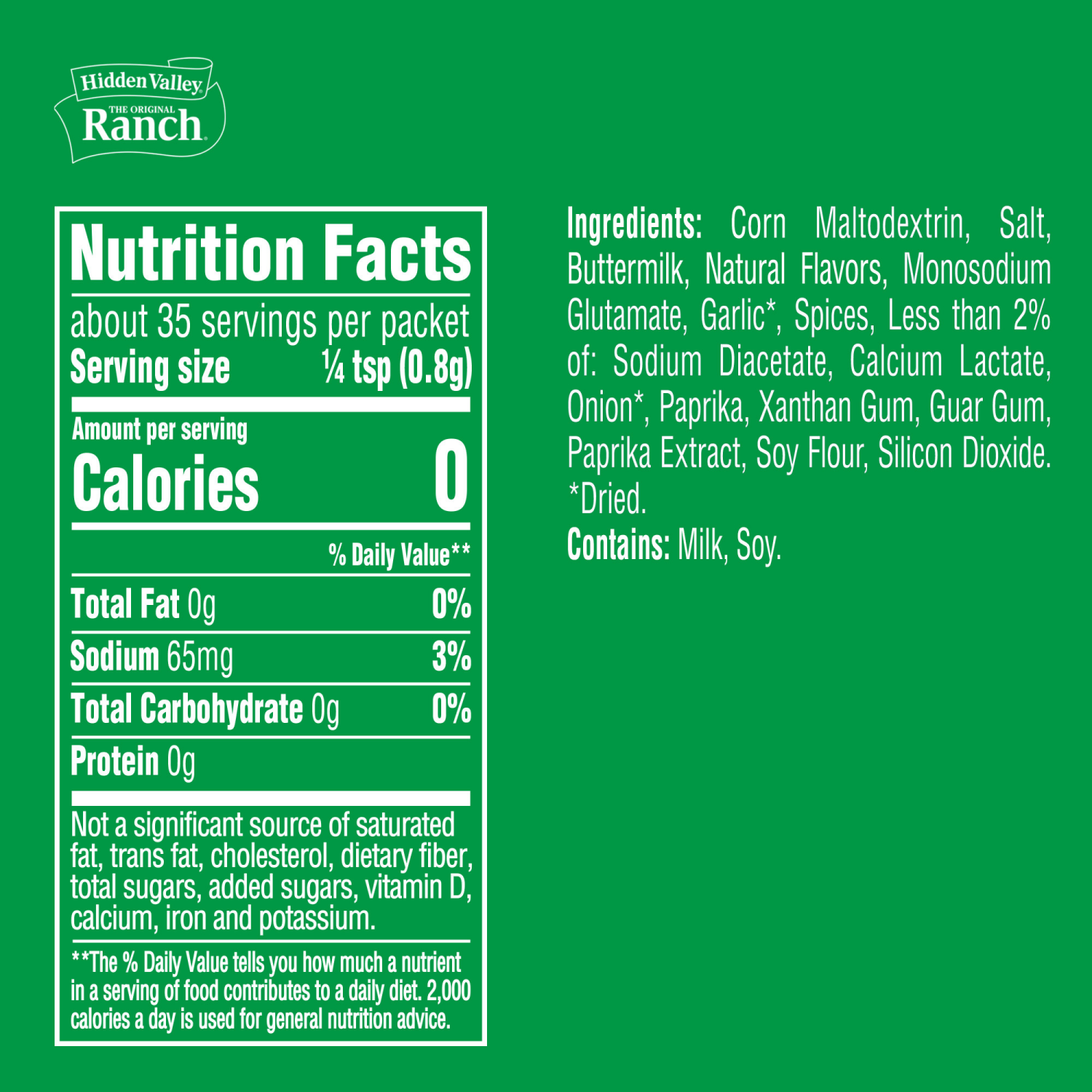 slide 8 of 8, Hidden Valley The Original Ranch Seasoning Spicy Salad Dressing & Recipe Mix 1 oz, 1 oz