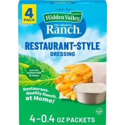 Hidden Valley Buttermilk Ranch Salad Dressing & Seasoning Mix Packets