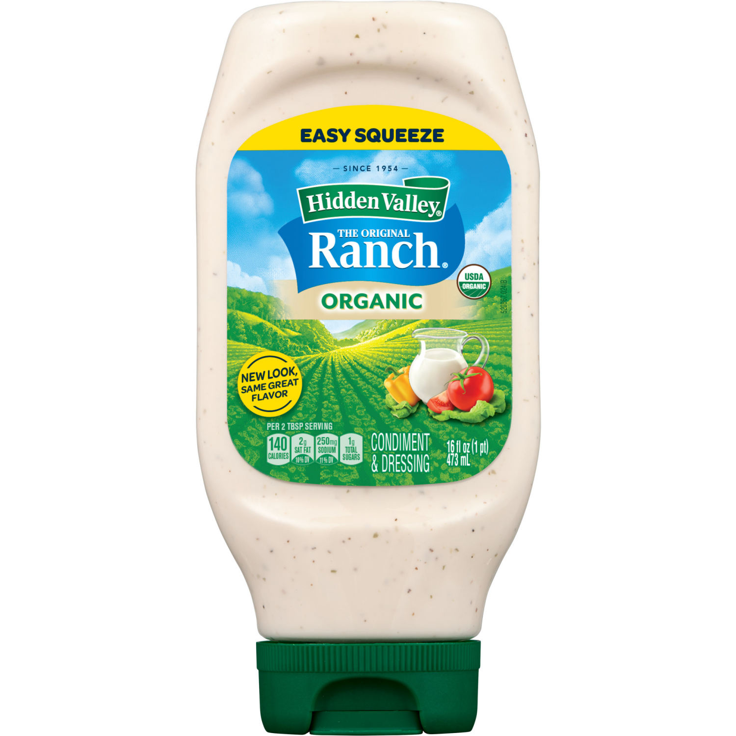 slide 6 of 8, Hidden Valley Original Ranch Organic Salad Dressing & Topping, 16 fl oz