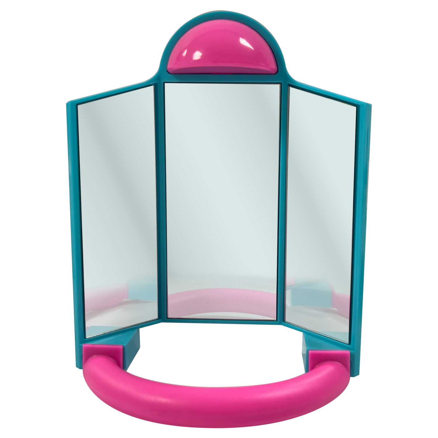 slide 3 of 3, Featherland Paradise Triple Mirror with Perch Bird Toy, 1 ct