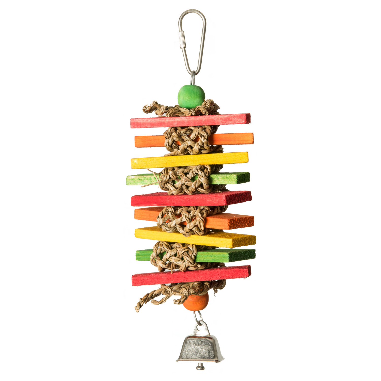 slide 3 of 3, Featherland Paradise Grass Woven Slats Bird Toy, 1 ct
