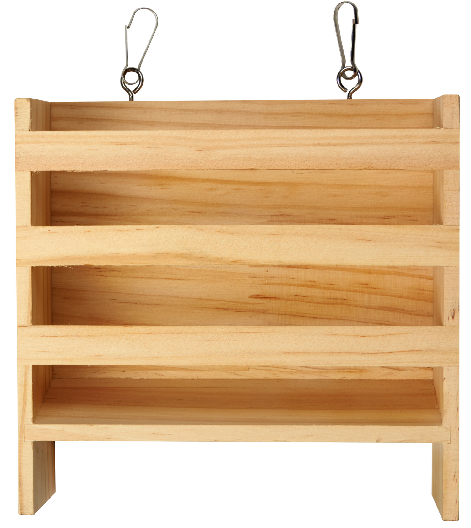 slide 3 of 3, Natures Instincts Natural Wood Greens Feeder, 1 ct