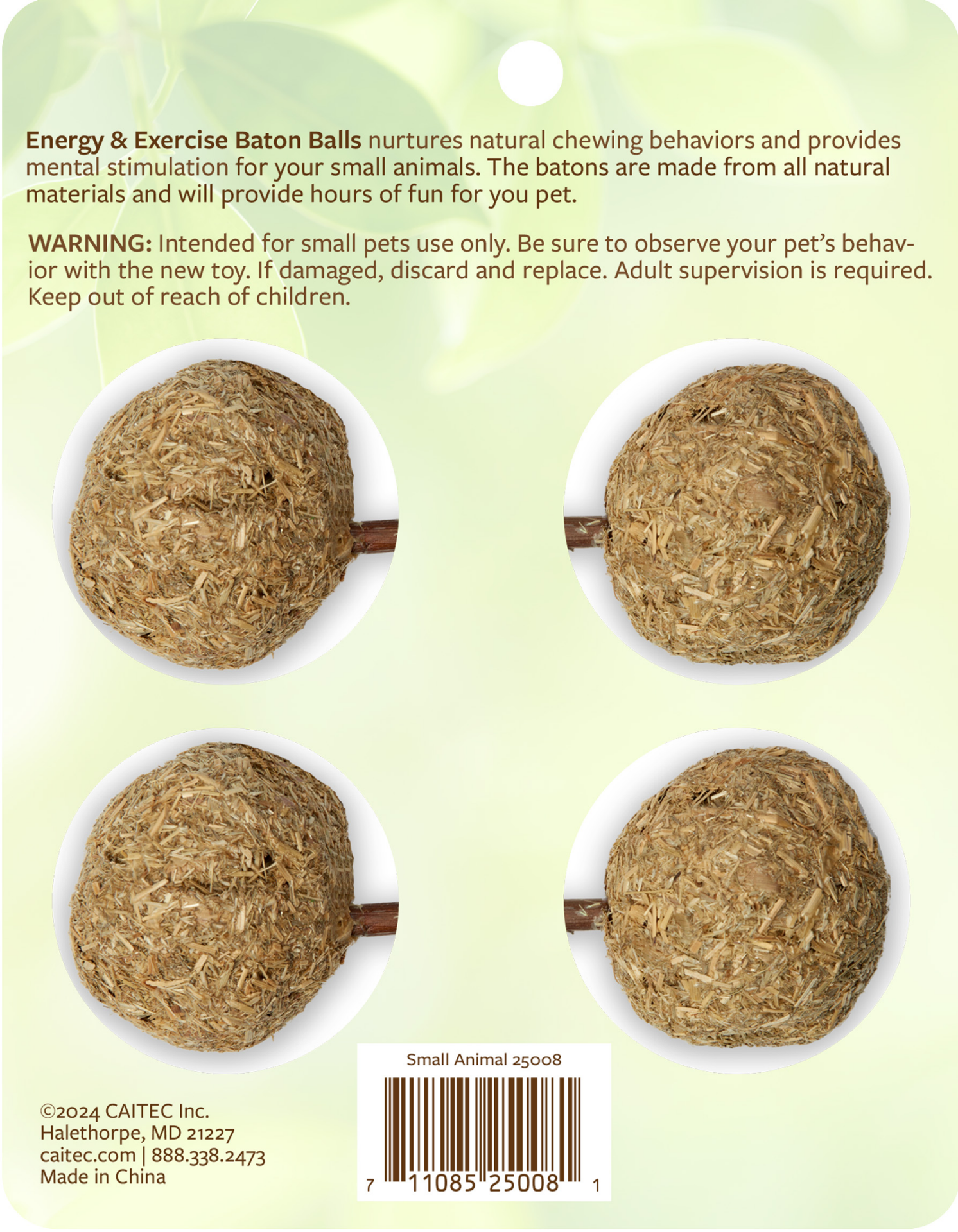 slide 2 of 2, Natures Instincts Energy & Exercise Baton Balls, 1 ct