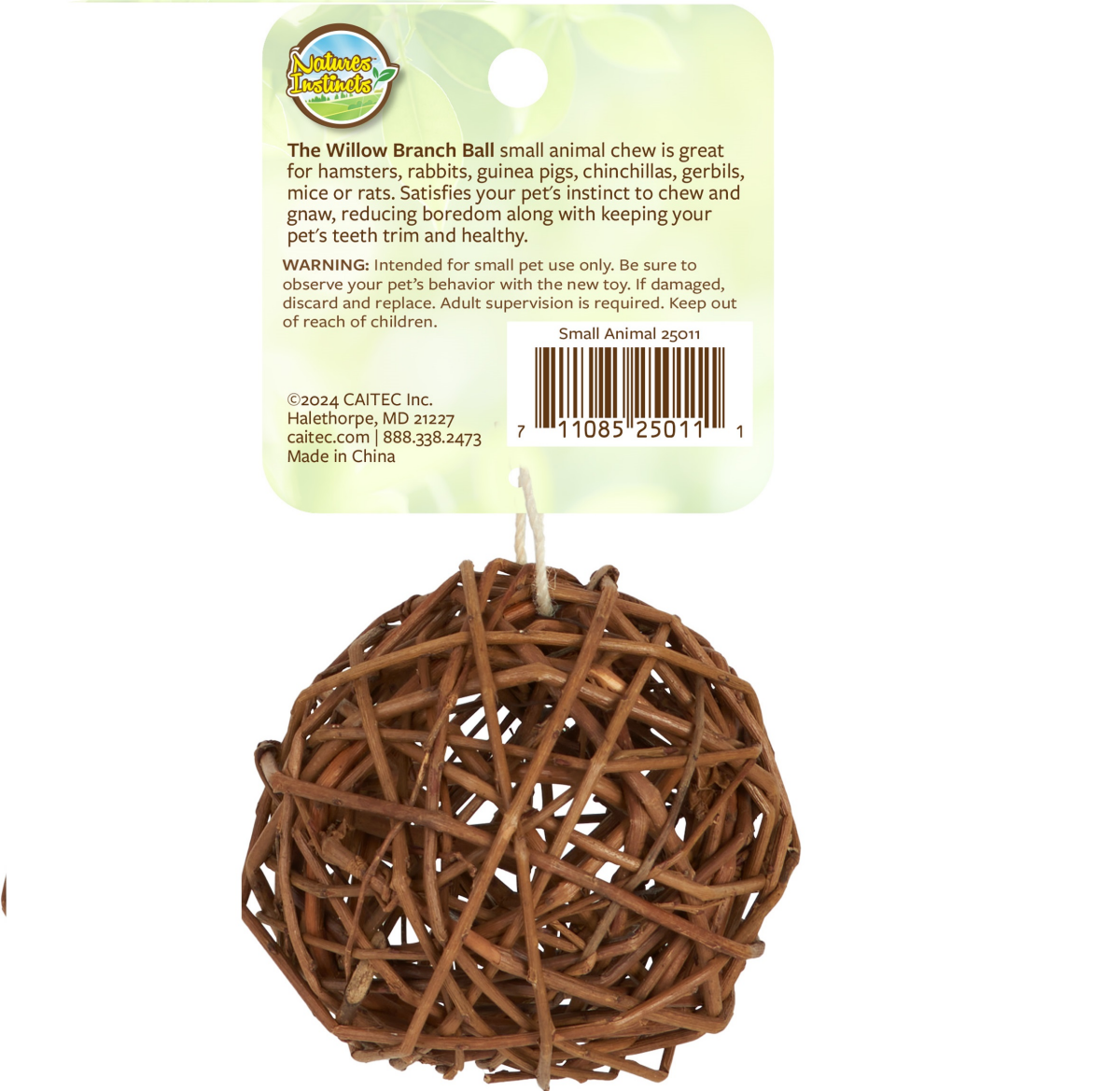 slide 2 of 2, Natures Instincts Natural Willow Branch Ball, 1 ct