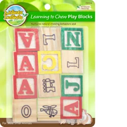 Natures Instincts Learning to Chew Play Blocks