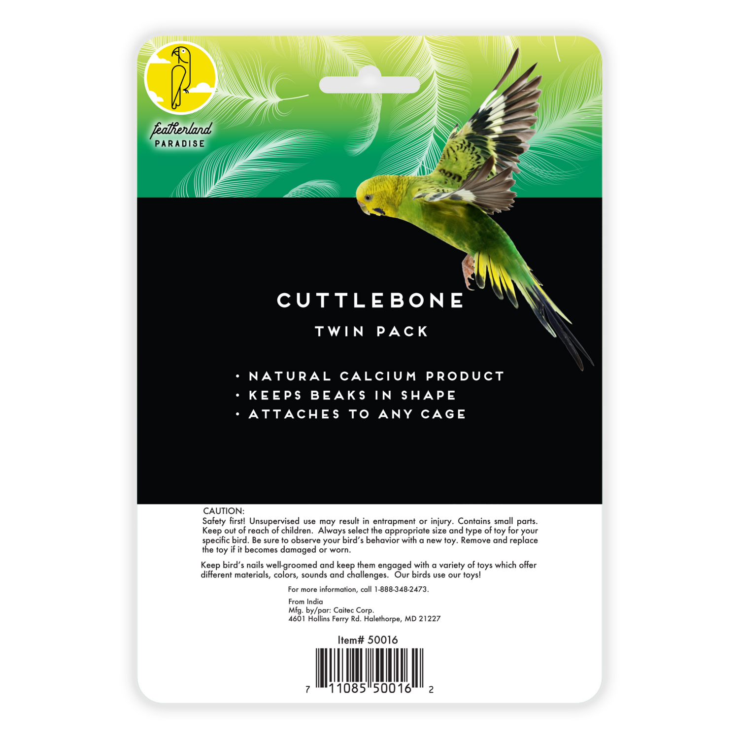 slide 2 of 3, Featherland Paradise Cuttlebones - 2 Pack, 5 in