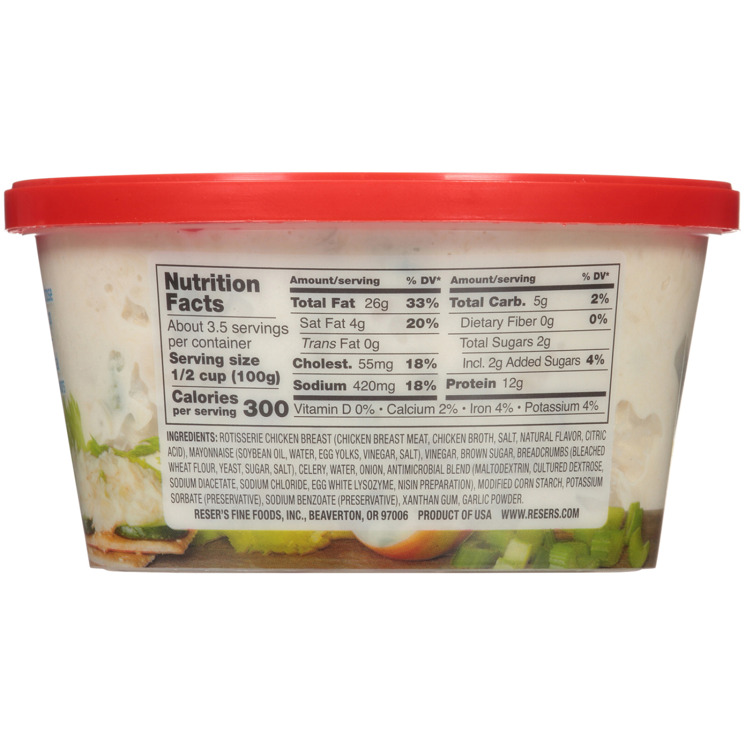 slide 2 of 6, Reser's Chicken Salad, Rotisserie, 12 oz