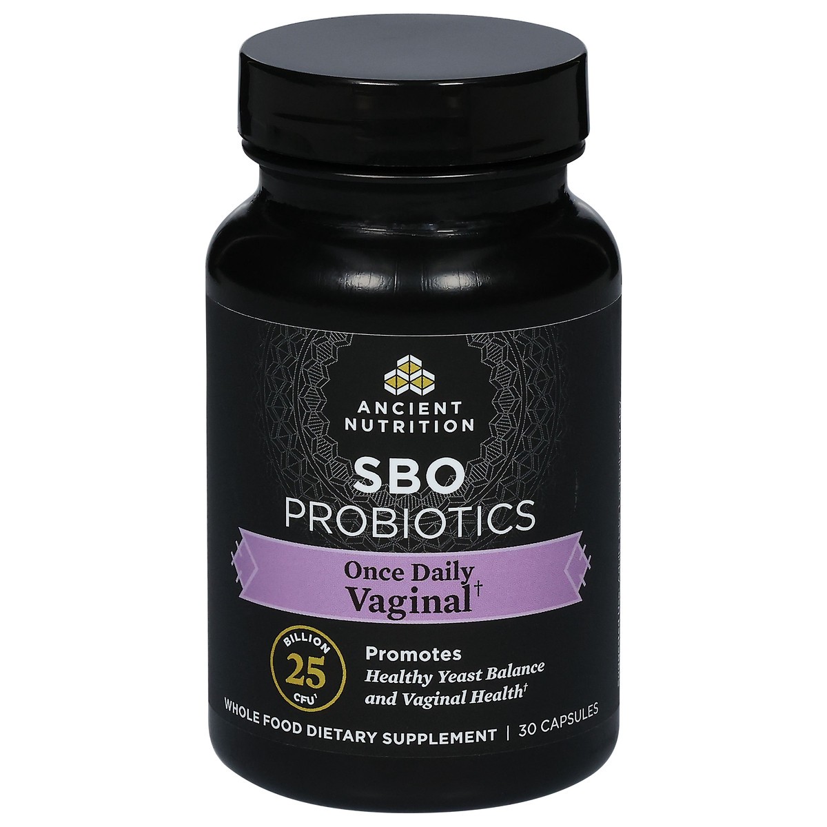 slide 1 of 9, Ancient Nutrition Once Daily Vaginal SBO Probiotics 30 Capsules, 30 ct
