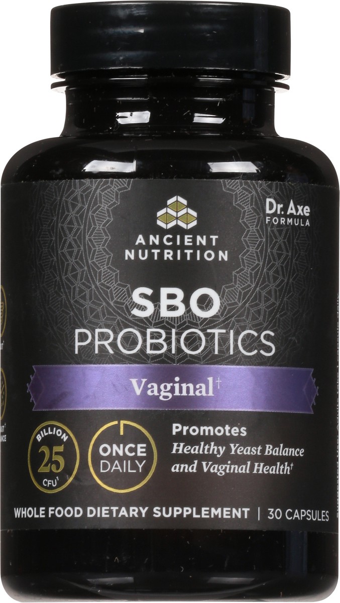 slide 6 of 9, Ancient Nutrition Once Daily Vaginal SBO Probiotics 30 Capsules, 30 ct