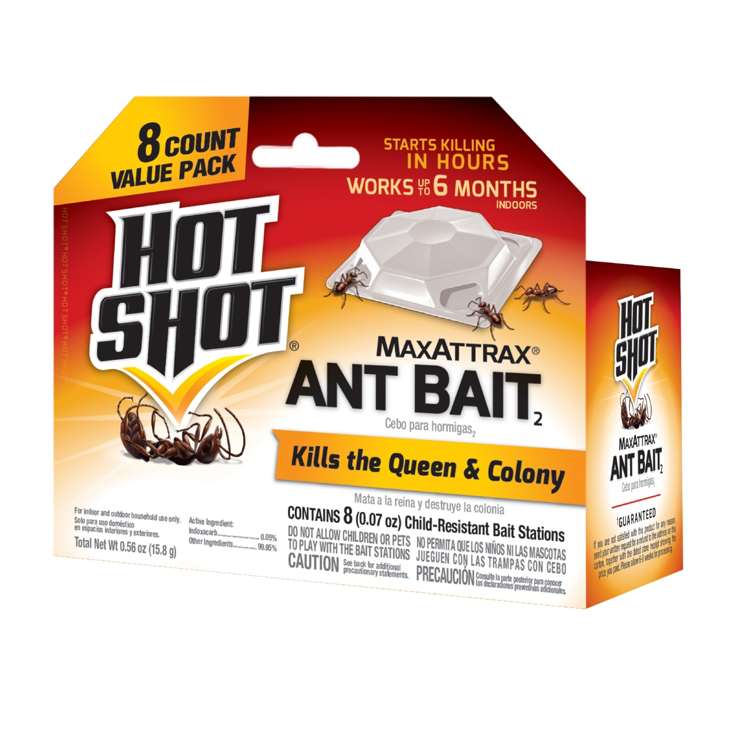 slide 1 of 5, Hot Shot Ant Bait Value Pack 8 ea, 8 ct