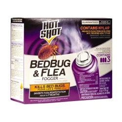 Hot Shot Bedbug & Flea Fogger 3 - 2 oz Foggers