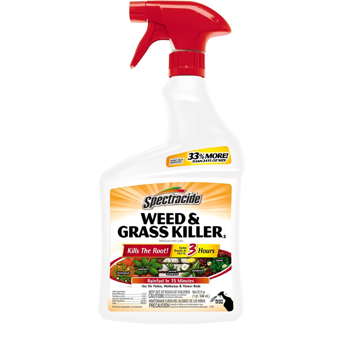 slide 1 of 1, Spectracide Weed & Grass Killer 2 32 oz, 32 oz