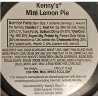 slide 3 of 5, Kenny's Mini Pie, Lemon 4oz., 4 oz