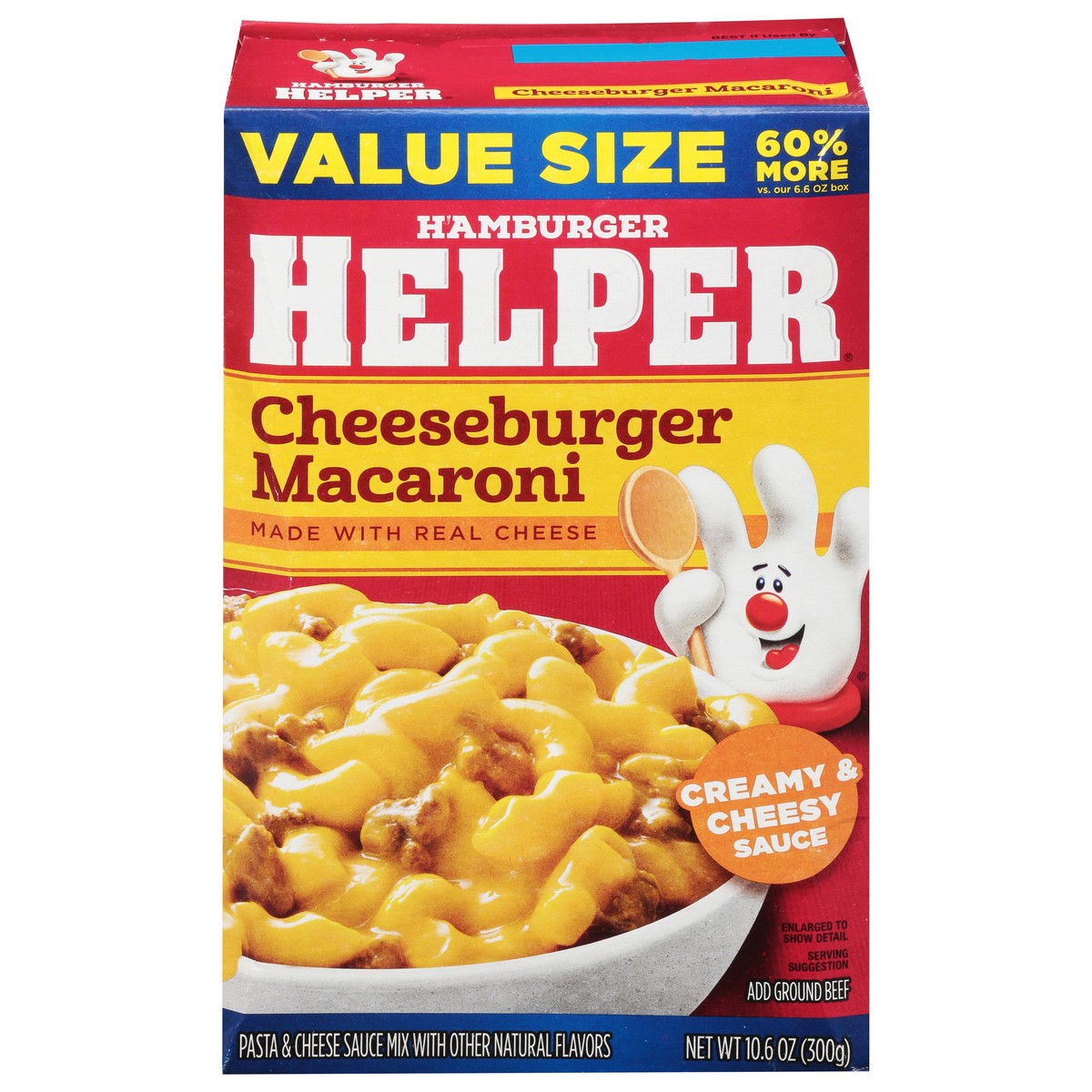 slide 1 of 13, Helper Creamy & Cheesy Sauce Macaroni Value Size 10.6 oz, 10.6 oz