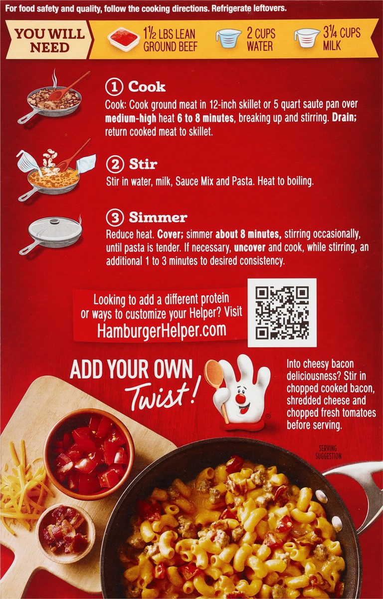 slide 11 of 13, Helper Creamy & Cheesy Sauce Macaroni Value Size 10.6 oz, 10.6 oz