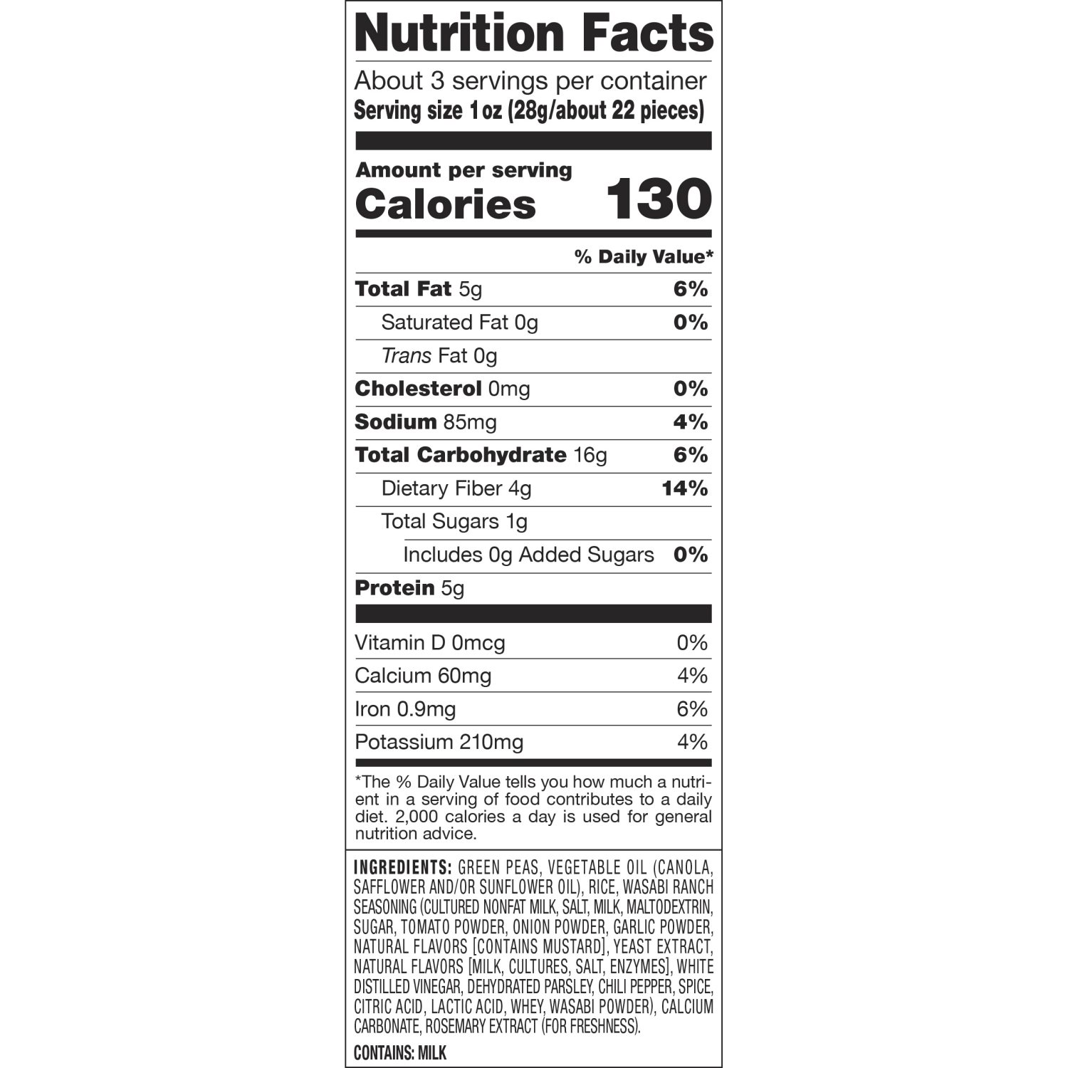 slide 2 of 2, Harvest Snaps Lightly Salted Baked Green Pea Snacks 3.3 oz, 3.3 oz