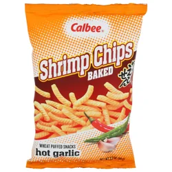 Calbee Baked Hot Garlic Shrimp Chips - 3.3 oz