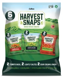Harvest Snaps Baked Tomato Basil/Lightly Salted/Sour Cream & Onion Veggie Snacks - 5.3 oz