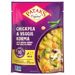 Patak's Chickpea & Veggie Mild Korma 10.05 oz