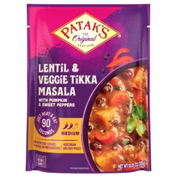 Patak's Lentil & Veggie Medium Tikka Masala 10.05 oz