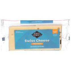 First Street Sliced Swiss Cheese