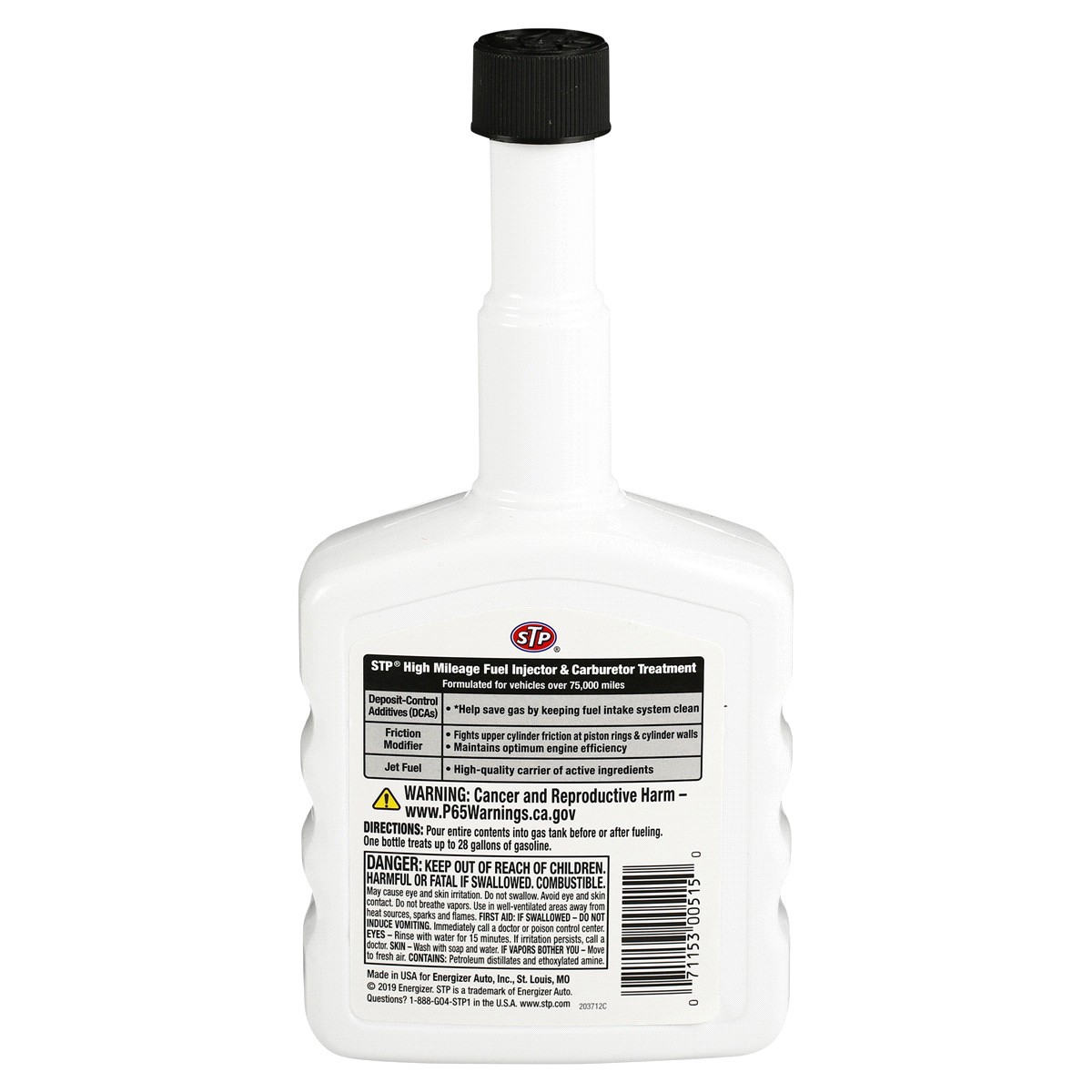 slide 2 of 2, STP Fuel Injector & Carburetor Treatment, 12 fl oz