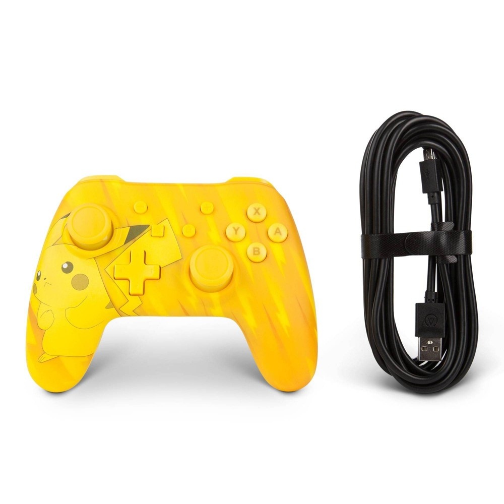 slide 3 of 6, PowerA Pokemon Wired Controller for Nintendo Switch - Yellow, 1 ct