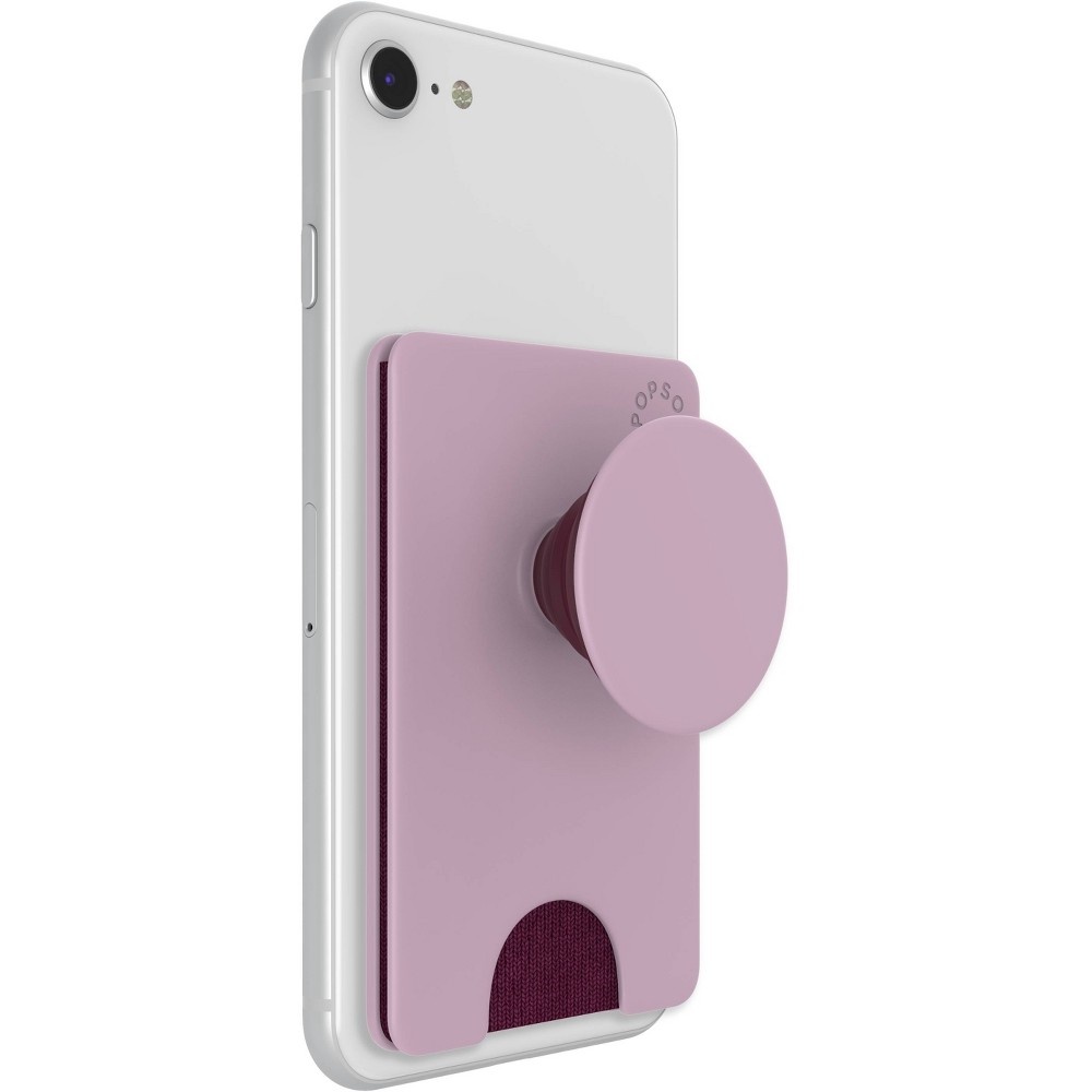 slide 4 of 5, PopSockets PopWallet+ (with PopGrip Cell Phone Grip & Stand) - Blush Pink, 1 ct