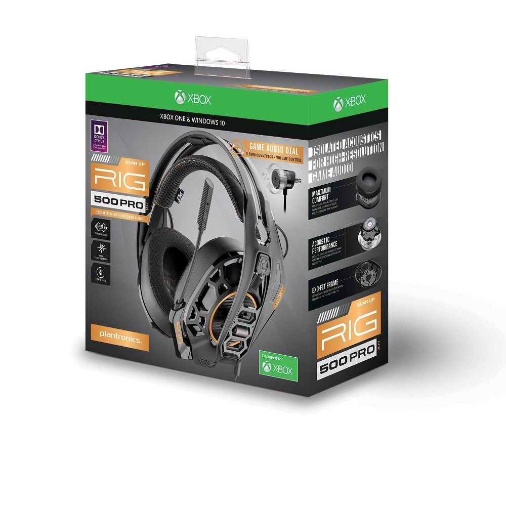 slide 3 of 9, Plantronics RIG 500PRO Wired Gaming Headset for Xbox One, 1 ct