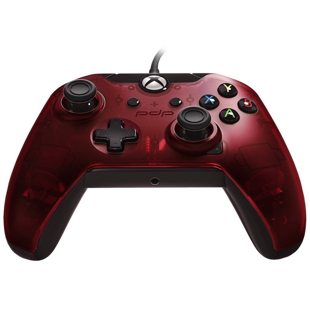 slide 3 of 5, PDP Wired Controller for Xbox One - Crimson Red, 1 ct