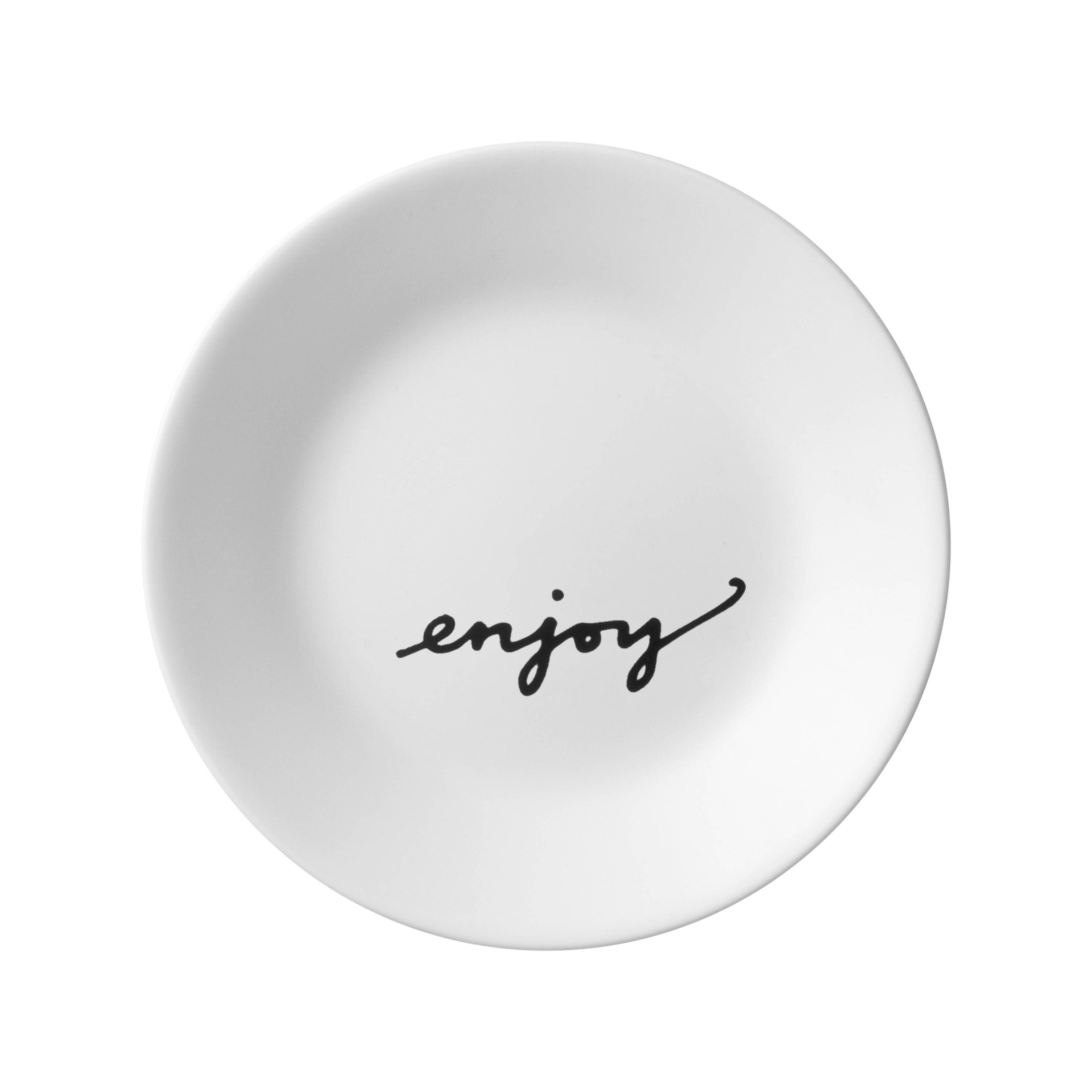 slide 1 of 4, Corelle 6.8" Glass Enjoy Mini Plate White, 1 ct