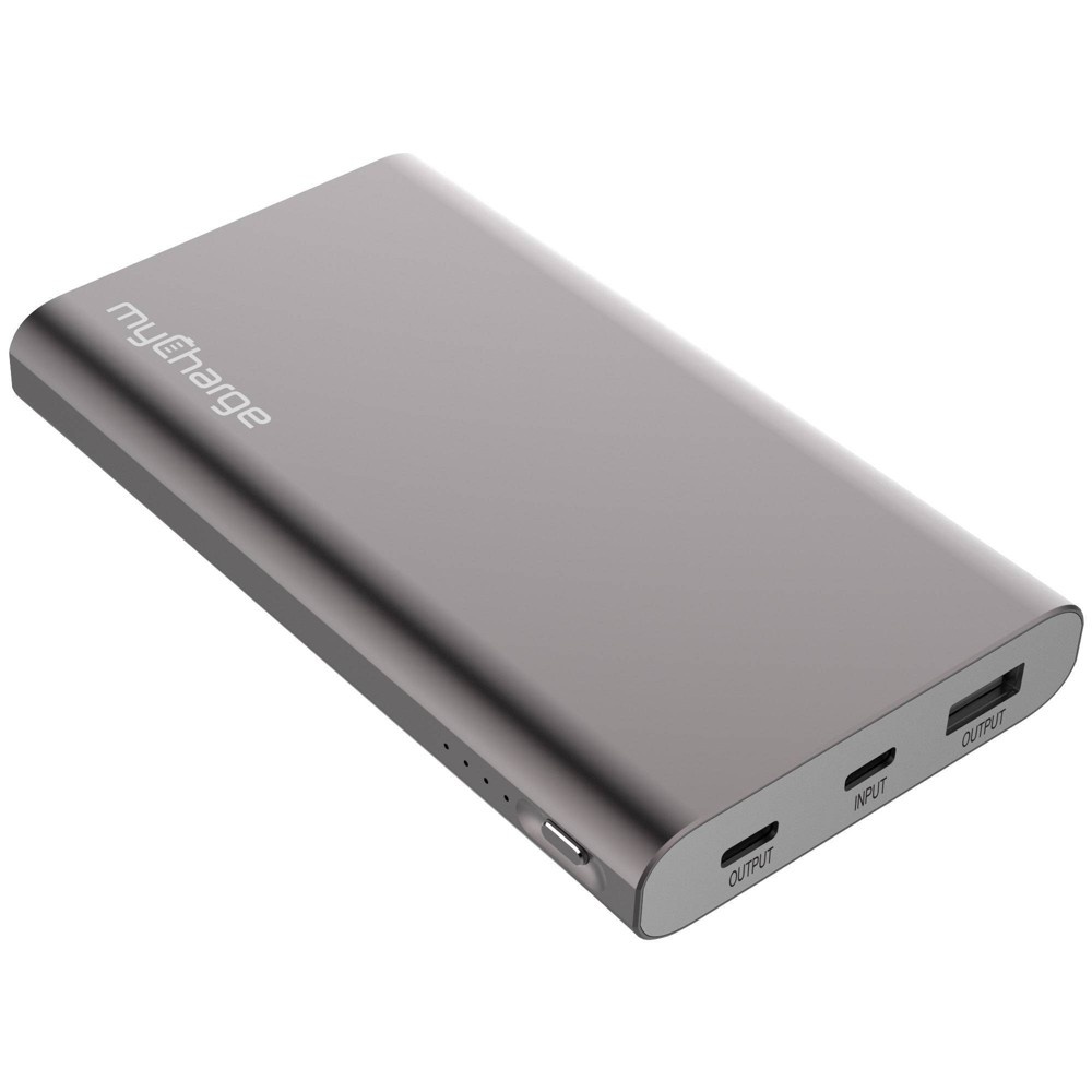 slide 5 of 5, myCharge Razor Max Turbo 8000mAh Portable Charger - Gunmetal, 1 ct