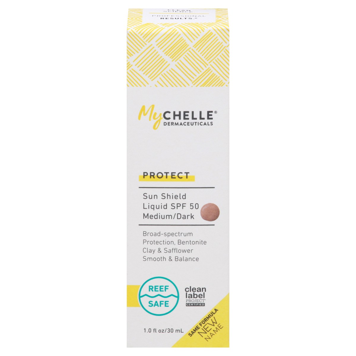 slide 1 of 13, MyChelle SPF 50 Medium/Dark Protect Sun Shield Liquid 1.0 fl oz, 1 fl oz