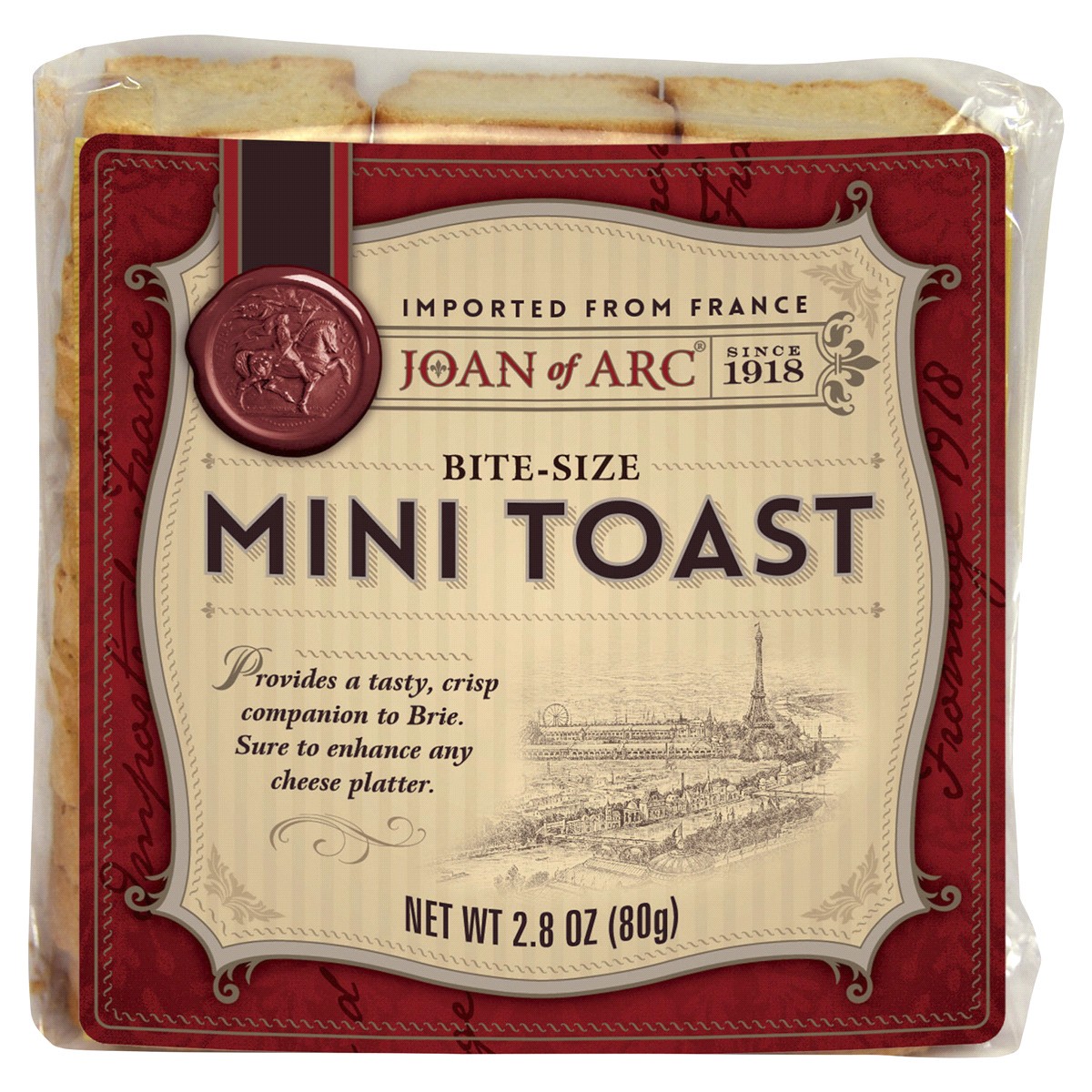 slide 1 of 5, Joan of Arc Mini Toast, 2.8 oz
