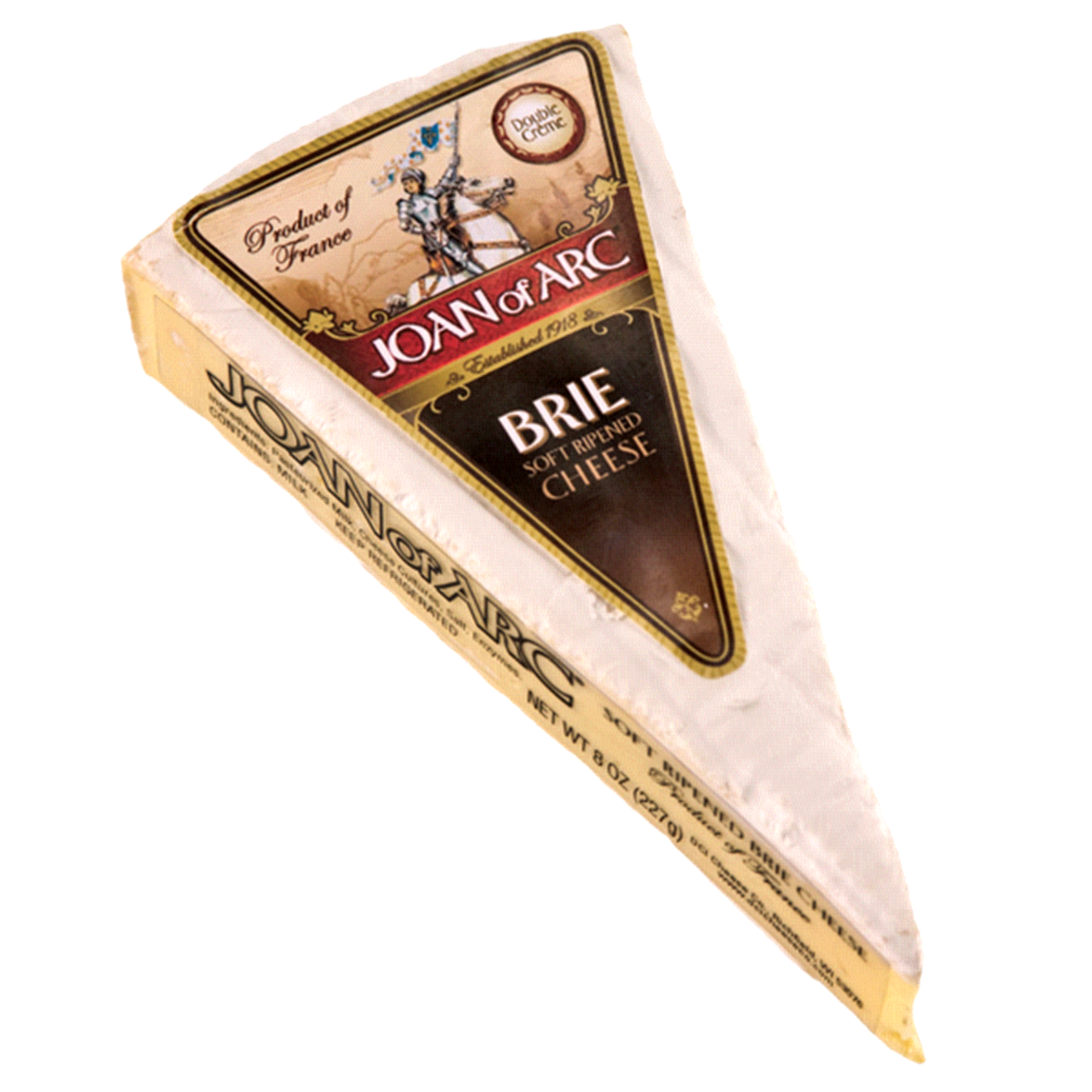 slide 1 of 1, Joan Of Arc Brie Wedge 8 oz., 8 oz